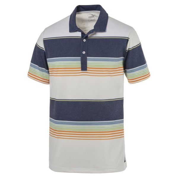 Puma Pipeline Polo Herren blau/hellgrau
