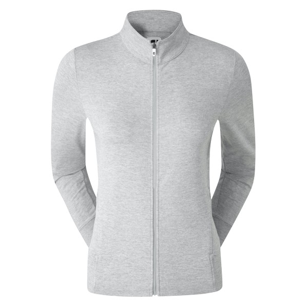 Footjoy Full-Zip-Knit Mid-Layer Pullover Damen grau