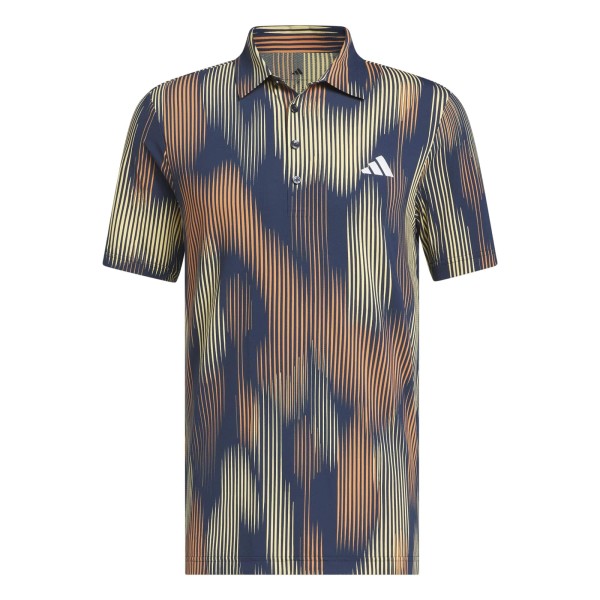 adidas ULT365 Cool Feel Print Polo Herren L navy/orange