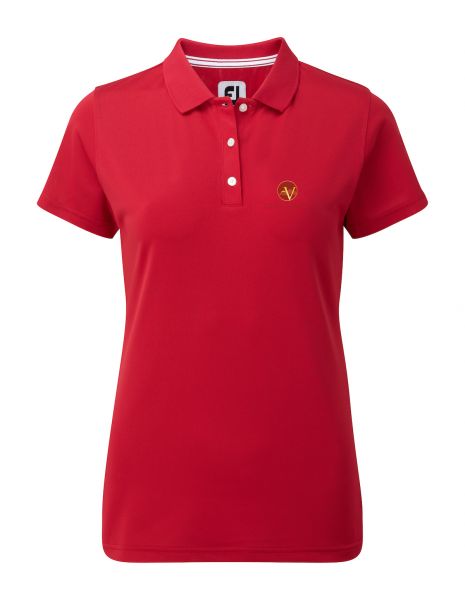 Footjoy Pique Polo Damen mit Golf Valley-Logo