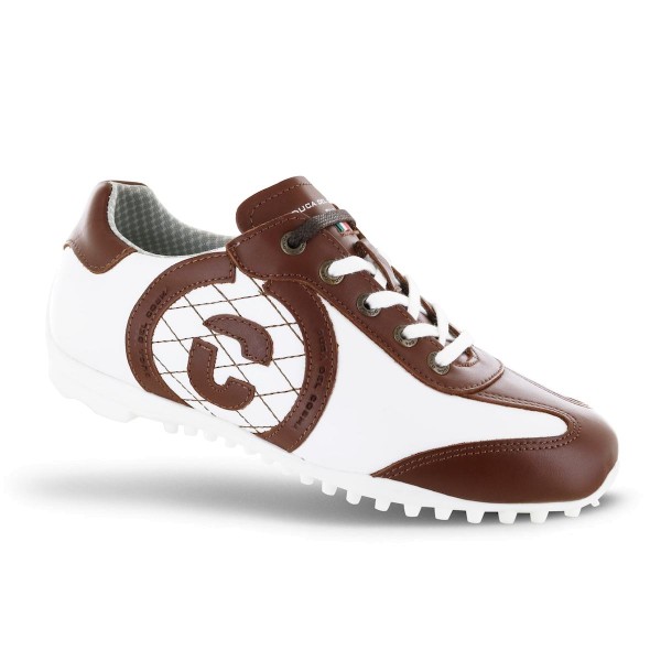 Duca del Cosma Kubana Golfschuh Damen weiß/braun