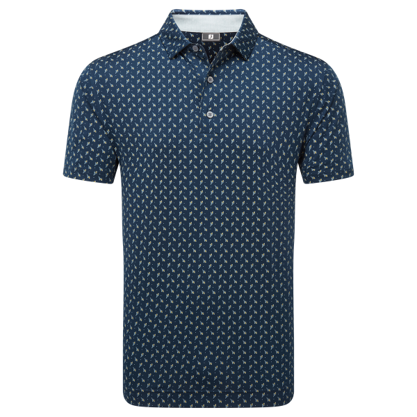 Footjoy Flower Bud Foulard Lisle Polo Herren