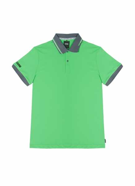 Colmar knitted Polo Herren grün/grau