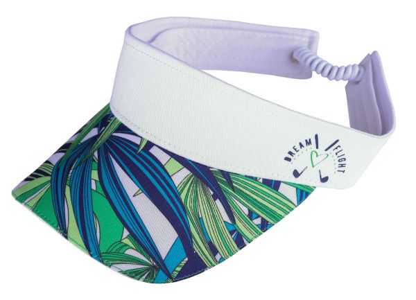 Girls Golf Exotic Jungle Visor Damen grün