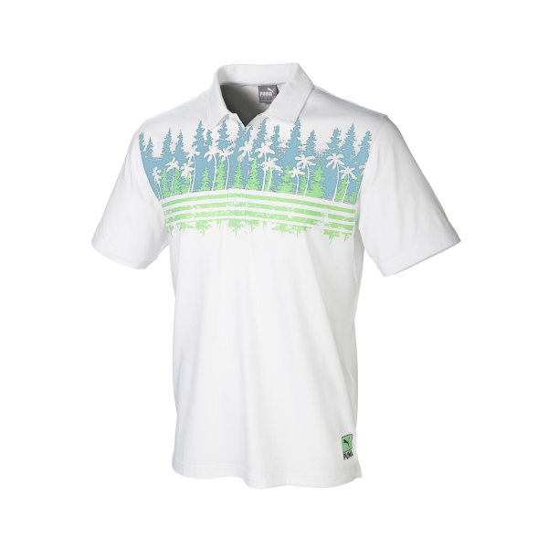 Puma Pines Polo Herren weiss/grün