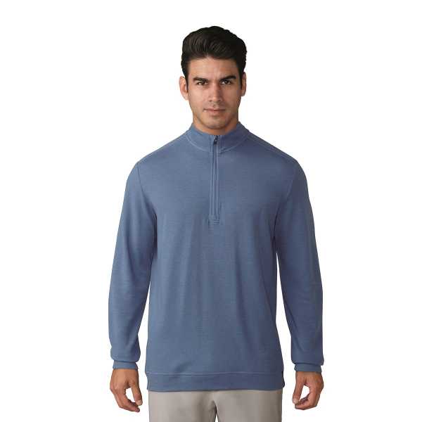 Adidas Pullover 1/4-Zip Herren blau