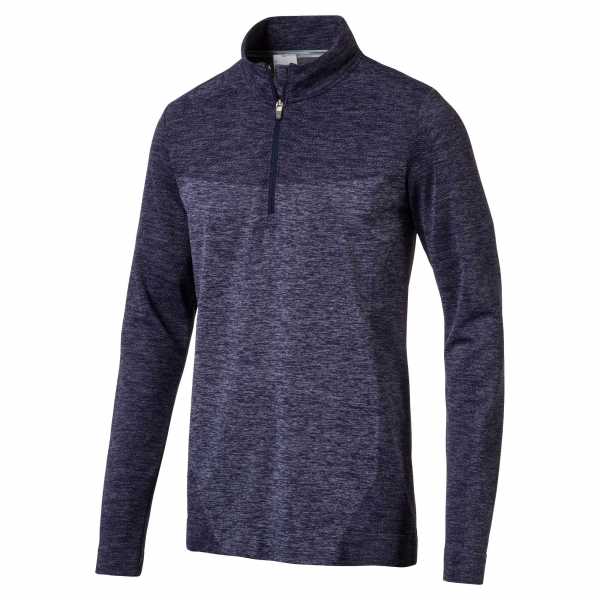Puma Evoknit 1/4-Zip Pullover navy/grau