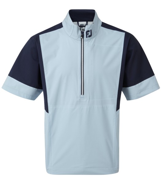 Footjoy HLv2 Shorts Sleeve Regenjacke Herren hellblau/navy
