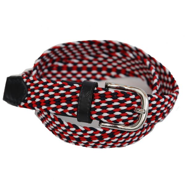Alberto Gürtel - narrow braided Damen blau