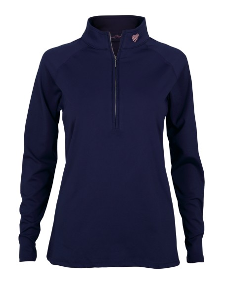 cœurs de CHERIE Layer half Zip Pullover Damen