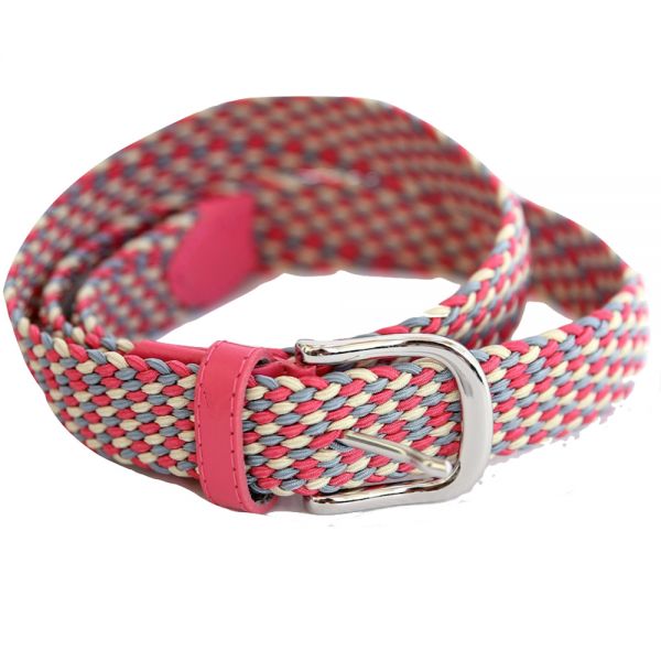 Alberto Gürtel - narrow braided Damen lila