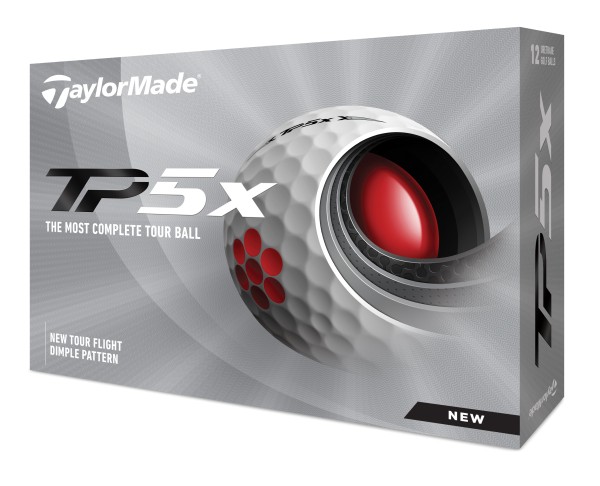 TaylorMade TP5x 2021 Golfbälle 12Stk. weiß