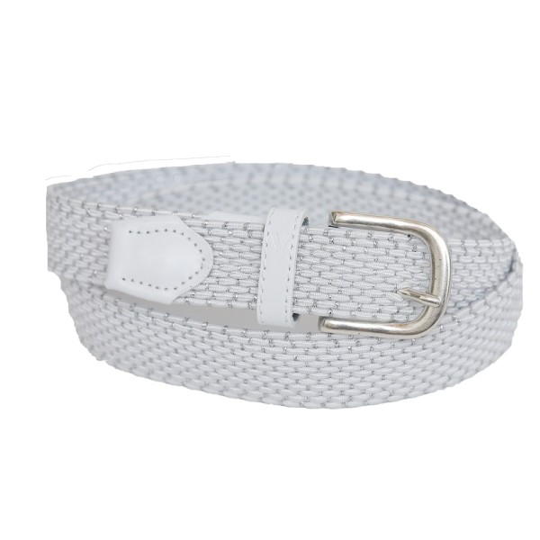 Alberto Belt - Silver Ladies white