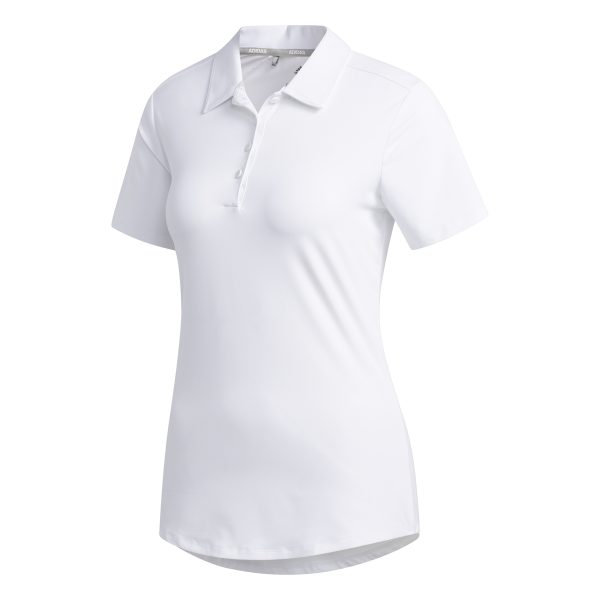 adidas Ultimate365 Shorts Sleeve Polo Damen weiß 