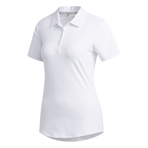 adidas Ultimate365 Shorts Sleeve Polo Damen weiß