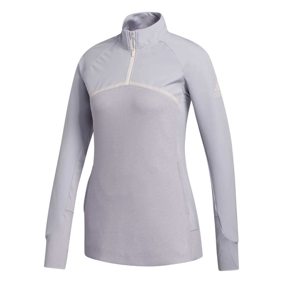 adidas Hybrid Zip Layer Damen hellblau