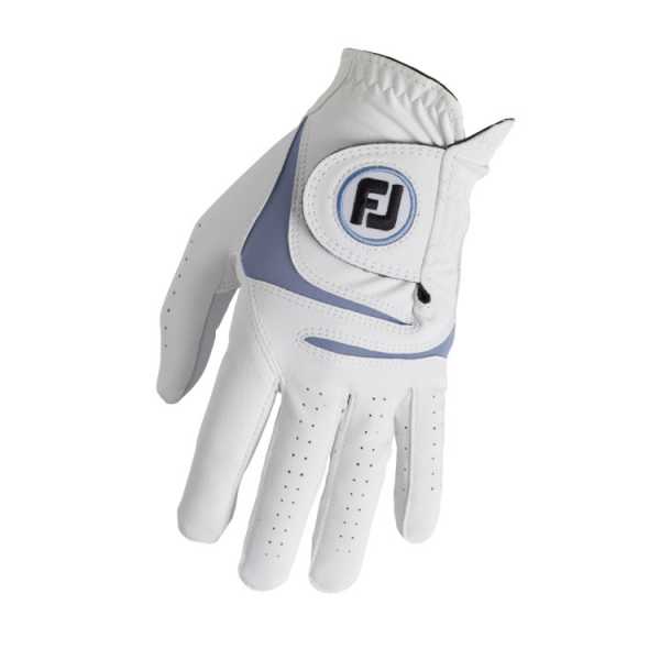 Footjoy Weathersof Handschuh Herren weiß/blau