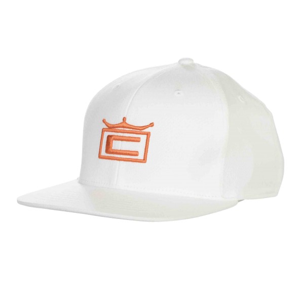 Cobra CROWN Cap Junior weiß/orange