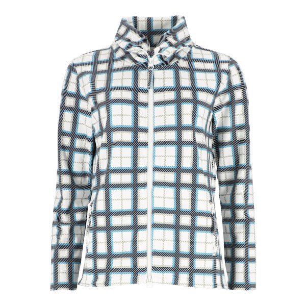 cœurs de CHERIE fleece tartan jacket ladies