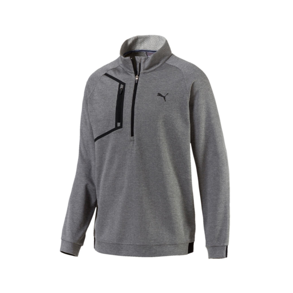 Puma Envoy 1/4 Zip Pullover Herren grau