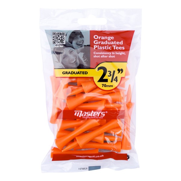 Masters Plastic Graduated Tees 25 Stück - 2 3/4"