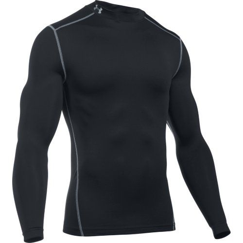 Under Armour Mock longsleeve Herren schwarz