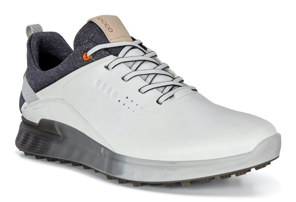 Ecco Golf S-Three Golfschuh Herren weiß/hellgrau