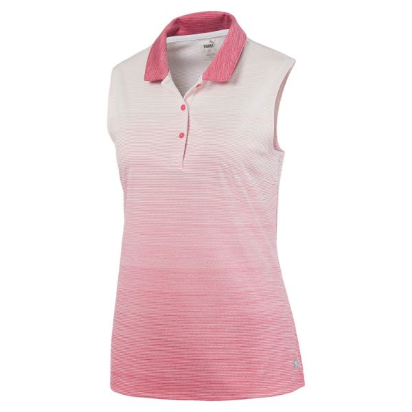 Puma Ombre sleeveless Polo Damen rosa