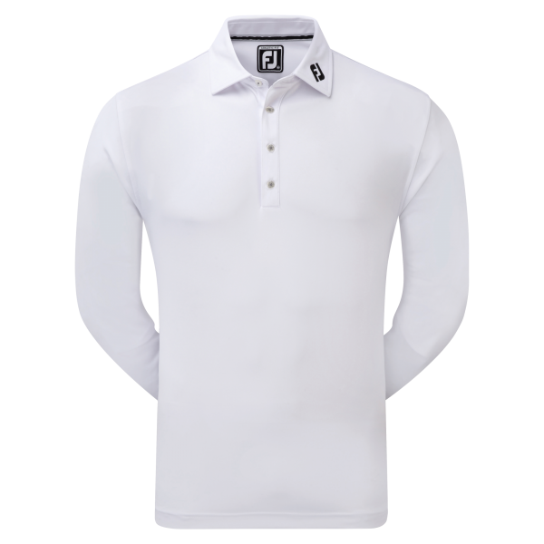 Footjoy Thermolite Long Sleeved Smooth Pique Polo Herren
