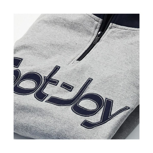Footjoy Heritage 1/4 Zip Pullover Herren grau/nvay