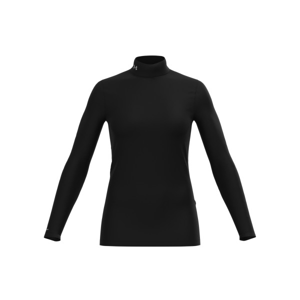 Under Armour ColdGear Storm Langarm Golf Mock Damen schwarz
