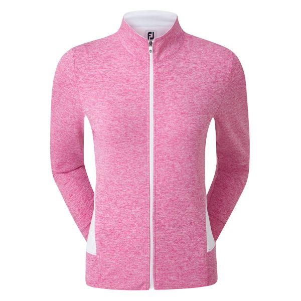 Footjoy Full-Zip Knit Mid-Layer Pullover Damen rosa