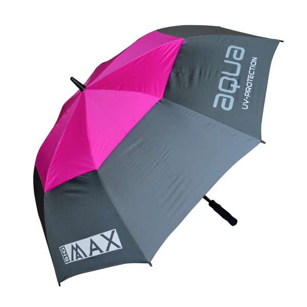 BIG MAX Aqua UV Regenschirm grau/lila