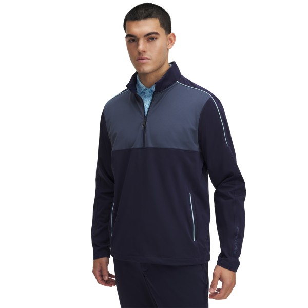 Under Armour UA Drive Wind 1/2-Zip Mid Layer Herren L beige/weiß
