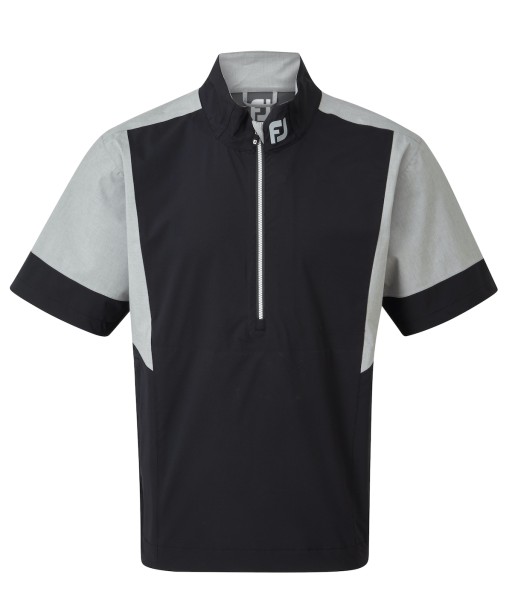 Footjoy HLv2 Shorts Sleeve Regenjacke Herren schwarz/grau
