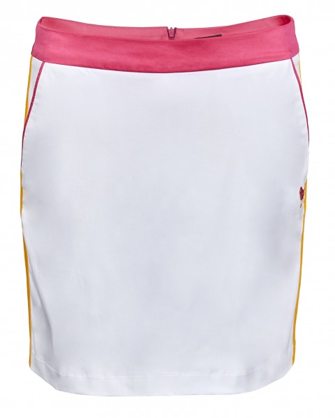 Girls Golf White Pink Swing Skort Damen