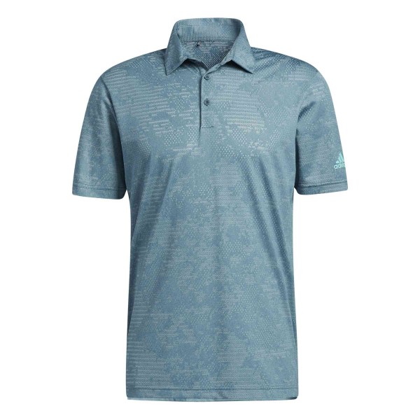 adidas Camo Polo Herren teal