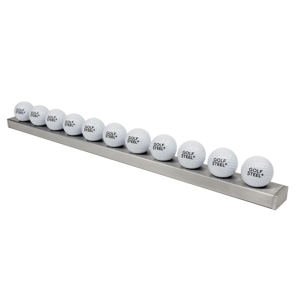 Golf + Steel Wandrack für Golfbälle