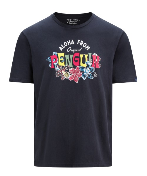 Penguin Aloha From penguin Tee Shirt Herren navy