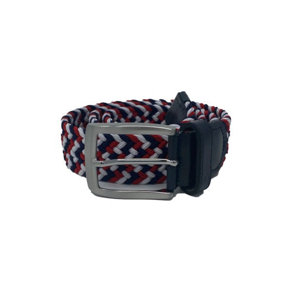 Alberto Multicolor Braided Gürtel Herren blau