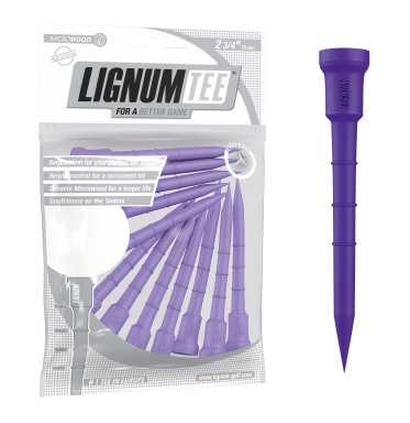 Lignum Tees 2 3/4in pk 16 Flying Purple