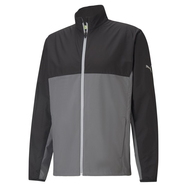 Puma x FIRST MILE Wind Jacke Herren schwarz/grau