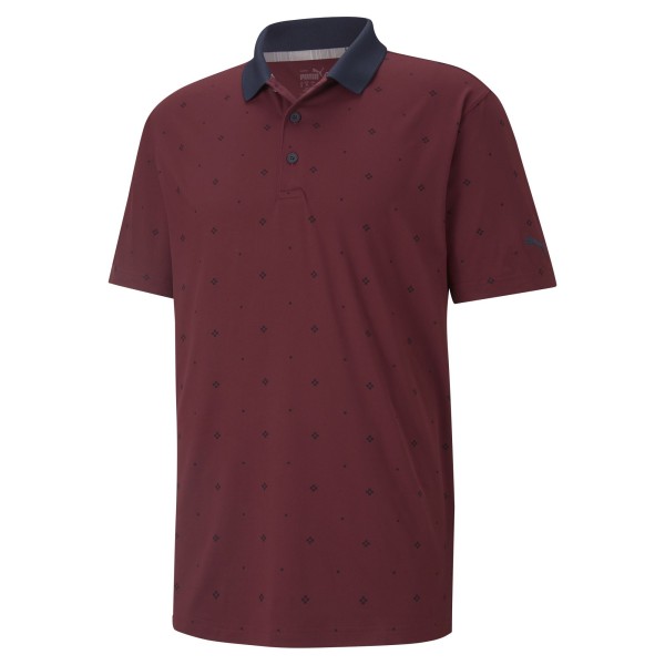 Puma Cloudspun Gamma Polo Herren rot/navy