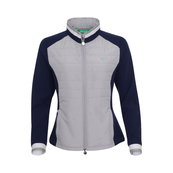 Girls Golf Outdoor Jacke Damen navy/grau