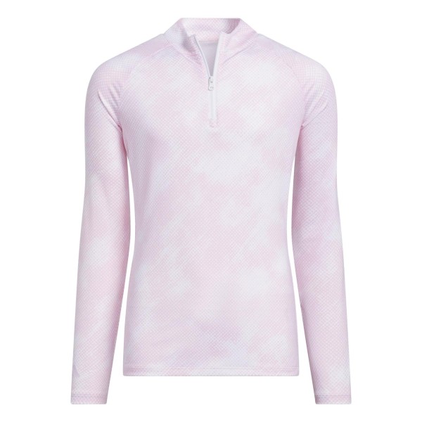 adidas Longsleeve Print Polo Mädchen 128 rosa