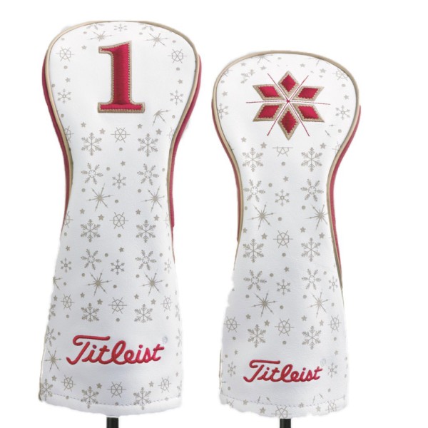 Titleist Holiday Headcover "Limited Edition" weiß/rot/silber