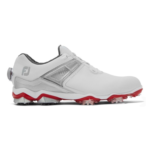 Footjoy TOUR X BOA Schuh Herren weiß/grau