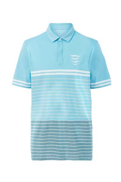 Bogner JANY Polo Herren hellblau/weiß