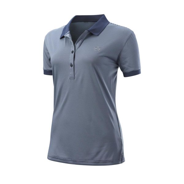 Wilson Staff Stripe Polo Damen blau
