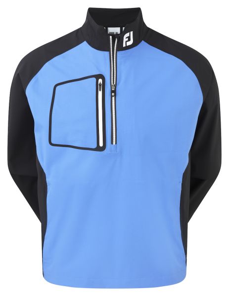 Footjoy Hydrolite Regenshirt Herren schwarz/hellblau/weiß